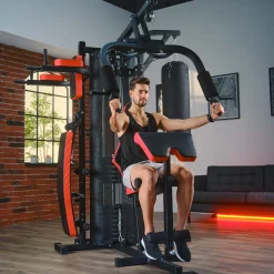 Atlas treningowy z workiem 3-stanowiskowy HS-1054K