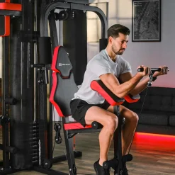 Atlas treningowy z workiem 3-stanowiskowy HS-1054K