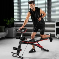 Ławka do ćwiczeń Hop-Sport HS-1035 z modlitewnikiem