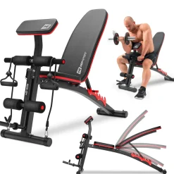 Ławka do ćwiczeń Hop-Sport HS-1035 z modlitewnikiem