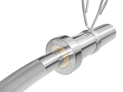 Gryf olimpijski mocno łamany 120 cm (50 mm) z tuleją obrotową