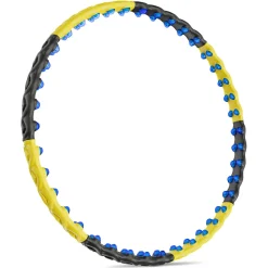 Hula hop magnetyczne wypustki odchudzające składane kulki masażer 110cm