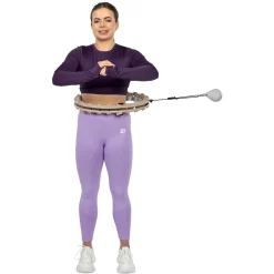 Hula-hop z obciążeniem beżowe