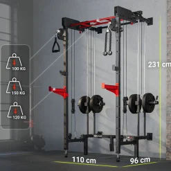 Klatka treningowa HS-2070K ścienna