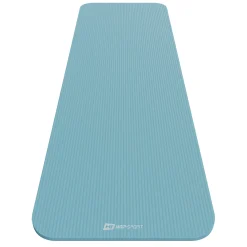 Mata fitness NBR 2cm - błękitna - 190x60 cm