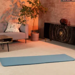 Mata fitness NBR 2cm - błękitna - 190x60 cm