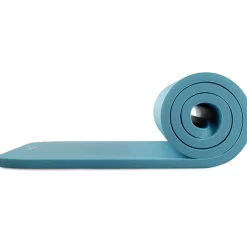 Mata fitness NBR 2cm - błękitna - 190x60 cm