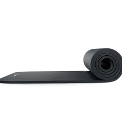 Mata fitness NBR 1cm - czarna - 190x60 cm