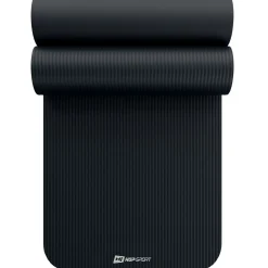 Mata fitness NBR 1cm - czarna - 190x60 cm