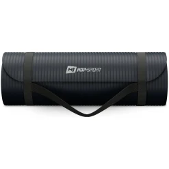 Mata fitness NBR 1,5cm - czarna - 190x60 cm