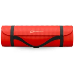Mata fitness NBR 2cm - czerwona - 190x60 cm