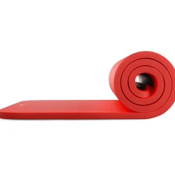 Mata fitness NBR 2cm - czerwona - 190x60 cm