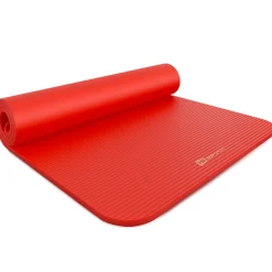 Mata fitness NBR 1,5cm - czerwona - 190x80cm