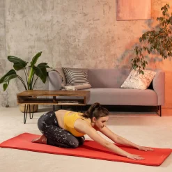 Mata fitness NBR 1,5cm - czerwona - 190x80cm