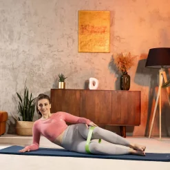 Mata fitness NBR 1cm - morska - 190x60 cm