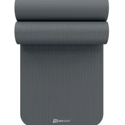 Mata fitness NBR 1cm - szara - 190x60 cm