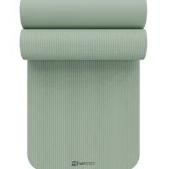 Mata fitness NBR 1cm - szałwiowa - 190x60 cm