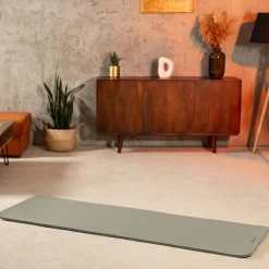 Mata fitness NBR 1cm - szałwiowa - 190x60 cm