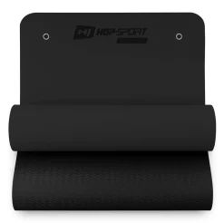 Mata fitness TPE z otworami 0,8cm - czarna