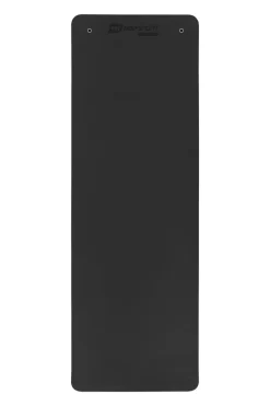 Mata fitness TPE z otworami 0,8cm - czarna
