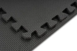 Mata puzzle EVA 1cm czarna - 4 sztuki