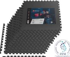 Mata puzzle EVA 1cm czarna - 12 sztuk