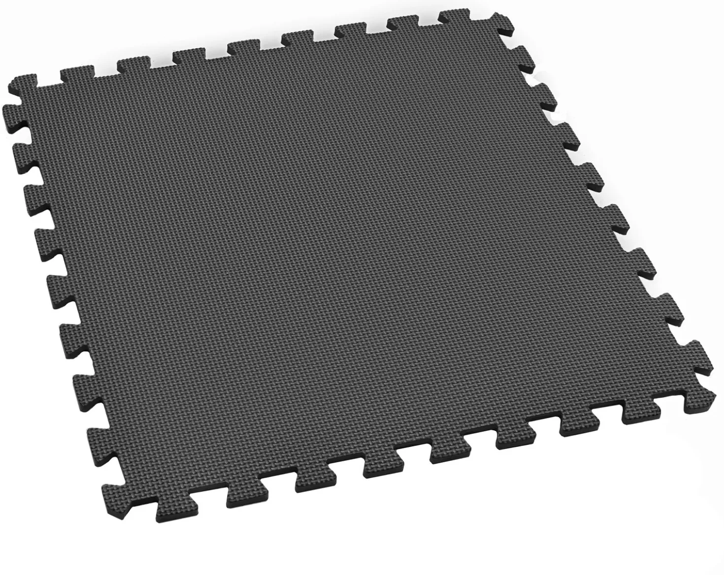 Mata puzzle EVA 1cm czarna - 6 sztuk