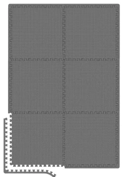 Mata puzzle EVA 1cm szara - 6 sztuk