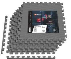 Mata puzzle EVA 1cm szara - 6 sztuk