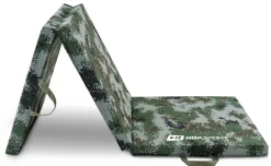 Materac gimnastyczny składany twardy 5cm - moro