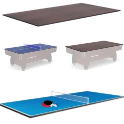 Nakładka na stół bilardowy Vip Extra Ping-Pong Blat 8ft Brązowa