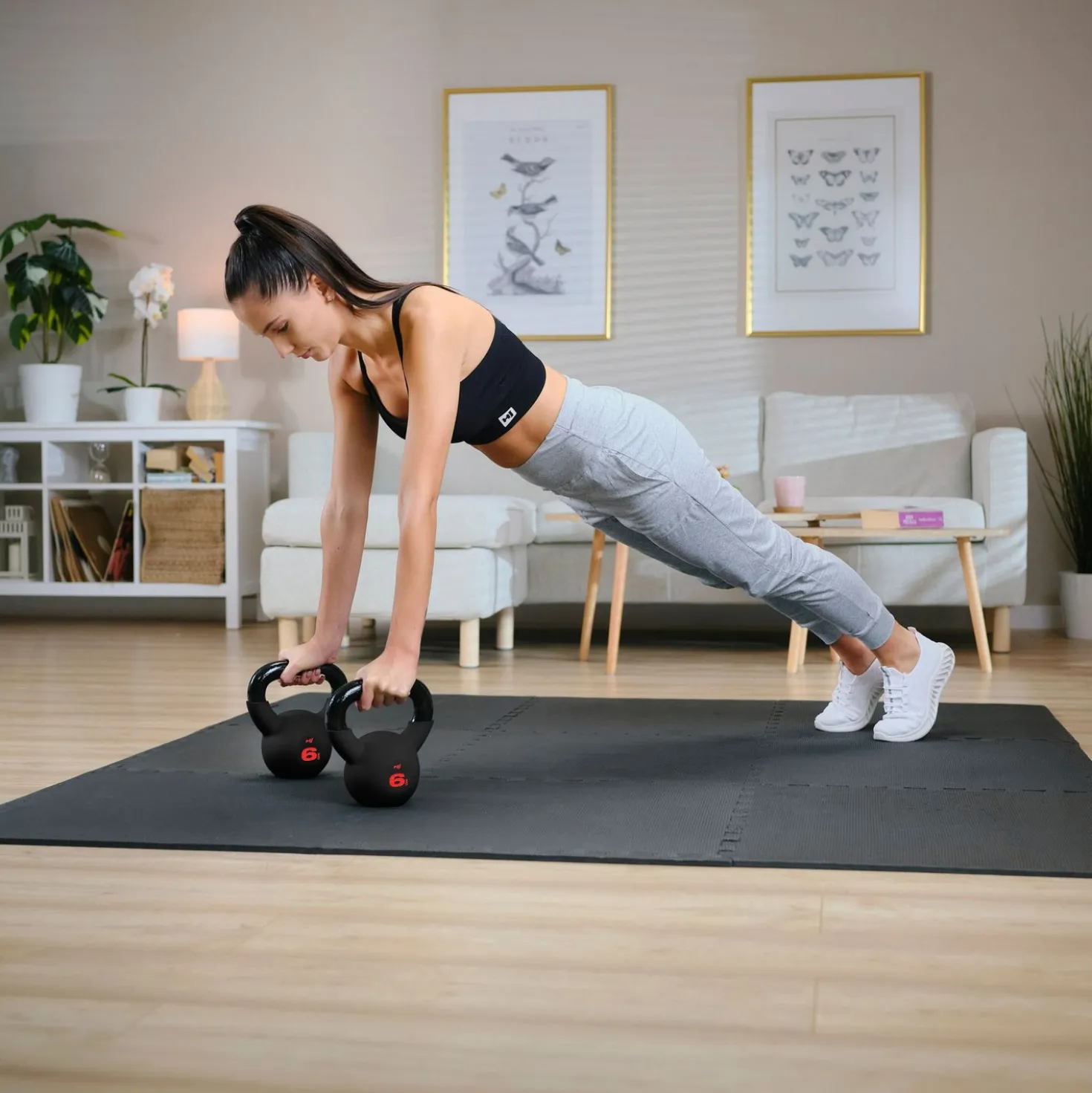 Odważnik kettlebell żeliwny 6kg