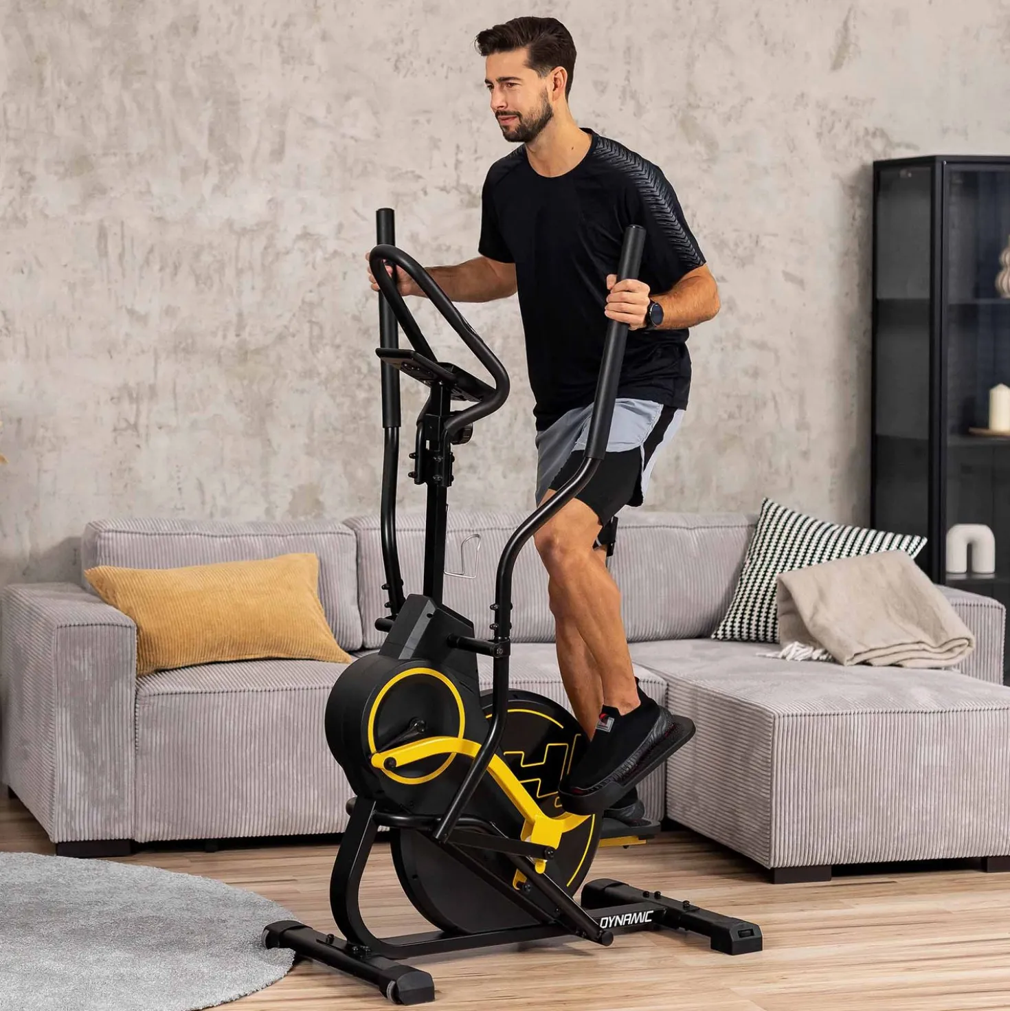 Orbitrek magnetyczny Climber HS-450B Dynamic żółty