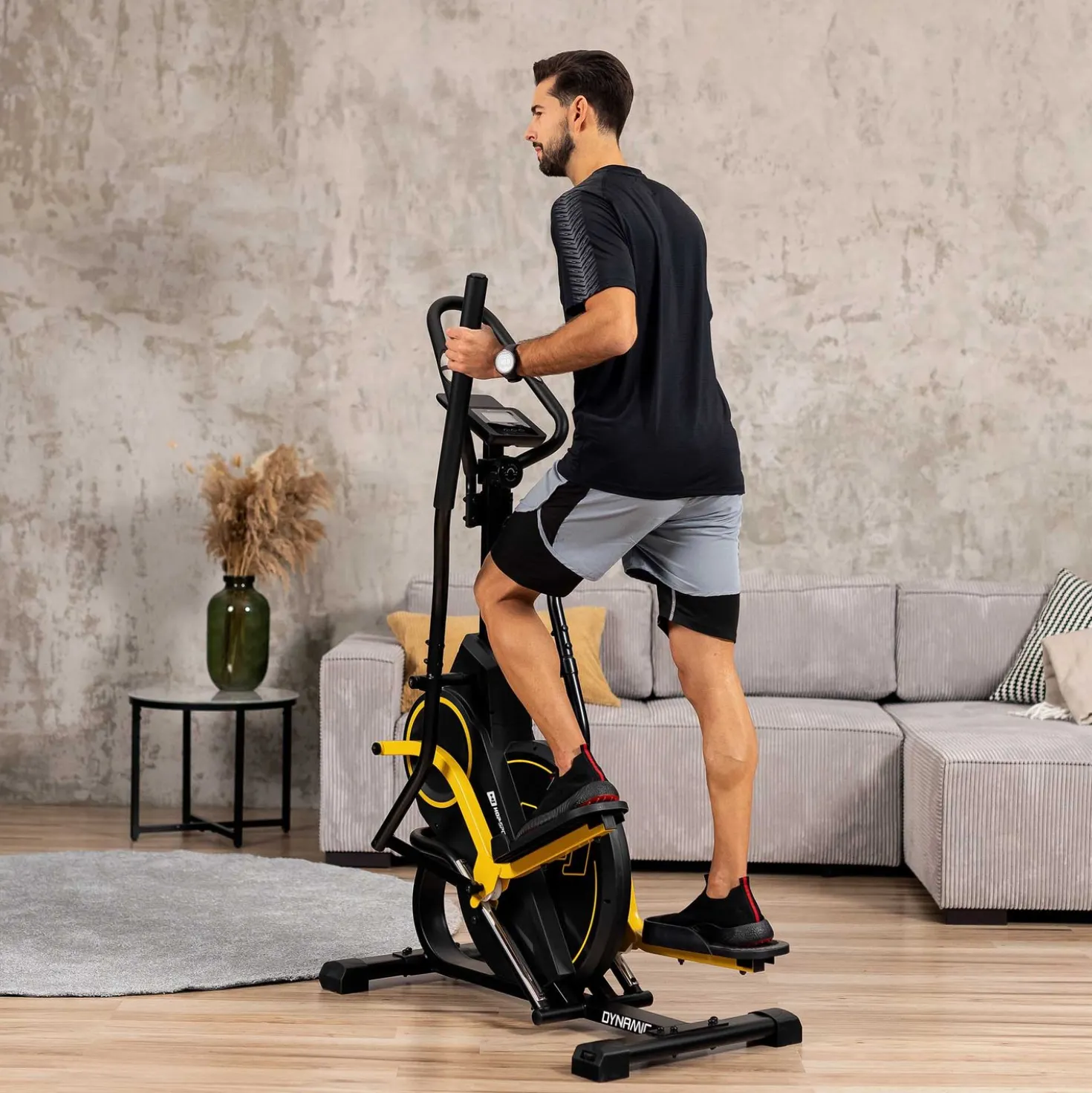Orbitrek magnetyczny Climber HS-450B Dynamic żółty