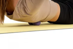 Piłeczka do masażu silikonowa podwójna - fioletowa
