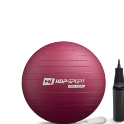 Piłka fitness 45cm z pompką - fioletowa