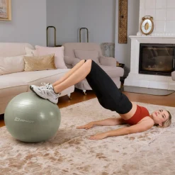 Piłka fitness 45cm z pompką - zielona