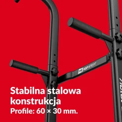 Poręcze treningowe HS-1012K z drążkiem