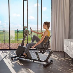 Rower leżący elektryczno-magnetyczny HS-4500L Arkil czarny-złoty