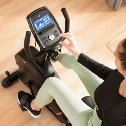 Rower leżący elektryczno-magnetyczny HS-120L Ravel czarny