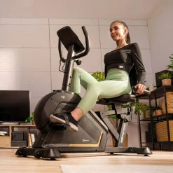 Rower leżący elektryczno-magnetyczny HS-120L Ravel czarny