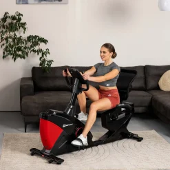 Rower leżący elektryczno-magnetyczny HS-070L Helix czerwony