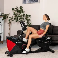 Rower leżący elektryczno-magnetyczny HS-070L Helix czerwony