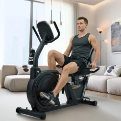 Rower leżący elektryczno-magnetyczny HS-5000L Ranker Czarny/Złoty