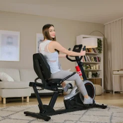 Rower leżący magnetyczny HS-060L Pulse czerwony