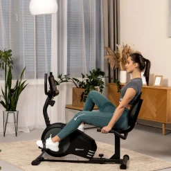 Rower leżący magnetyczny HS-040L Root czarny-srebrny