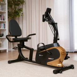 Rower leżący magnetyczny HS-045 Volt złoty