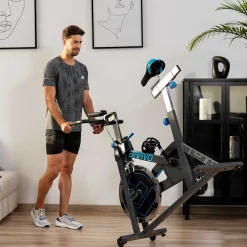 Rower spiningowy Indoor Cycling HS-045IC Bravo niebieski