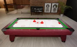Stół Bilardowy spływowy Vip Extra 7 FT wiśnia zielony z nakładką ping-pong cymbergaj