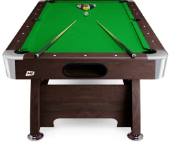 Stół bilardowy spływowy Vip Extra 8 ft brązowy/zielony